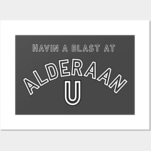 Alderaan U Wall Art by Kleiertees